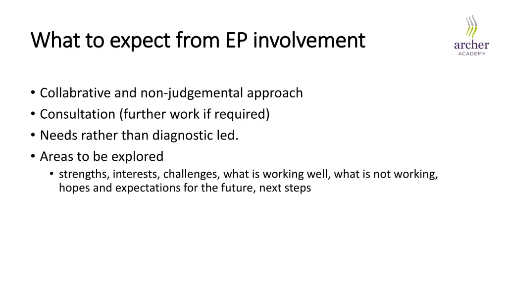 what to expect from ep involvement what to expect