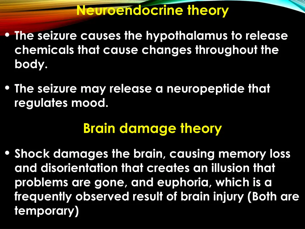 neuroendocrine theory