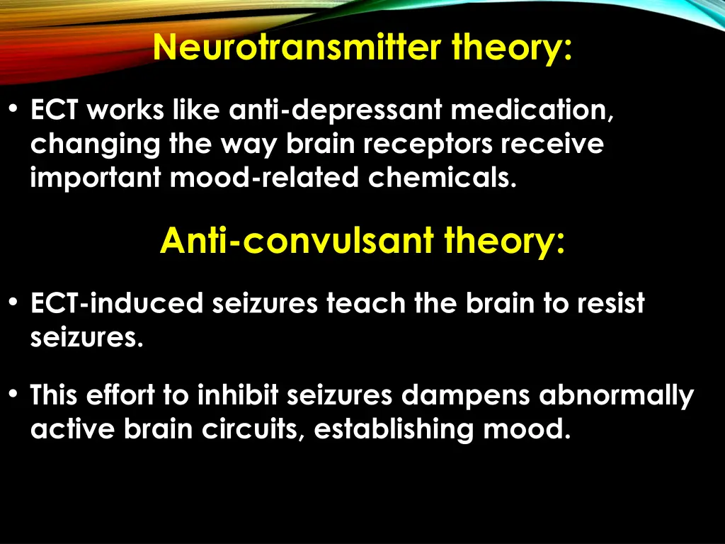 neurotransmitter theory