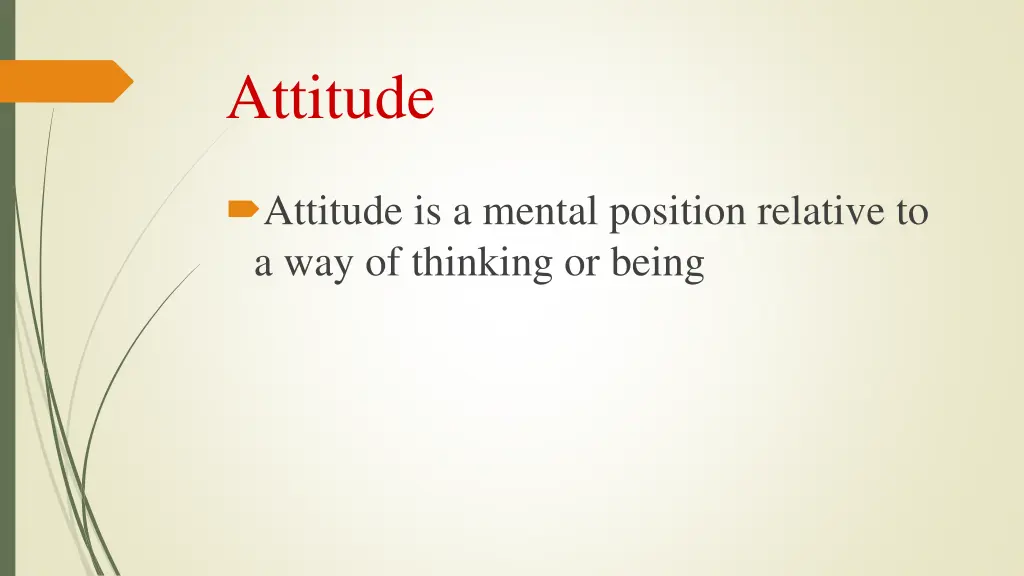 attitude