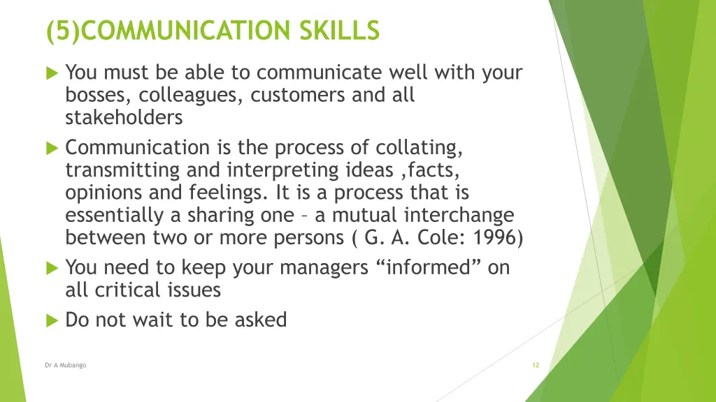 5 communication skills