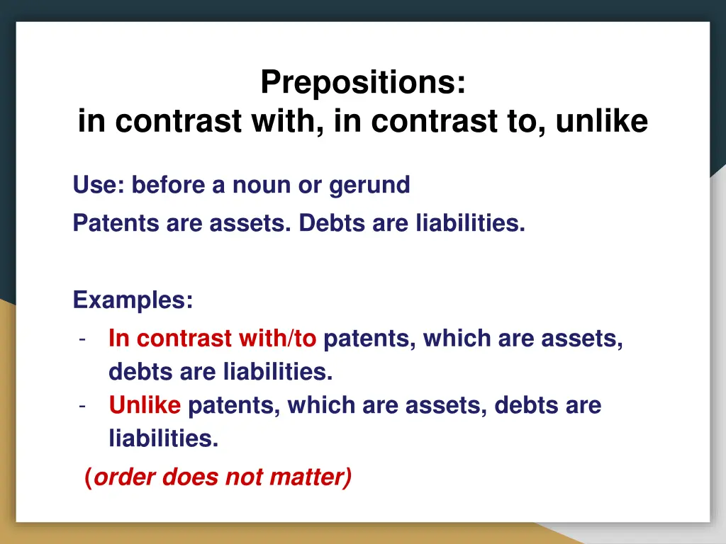 prepositions