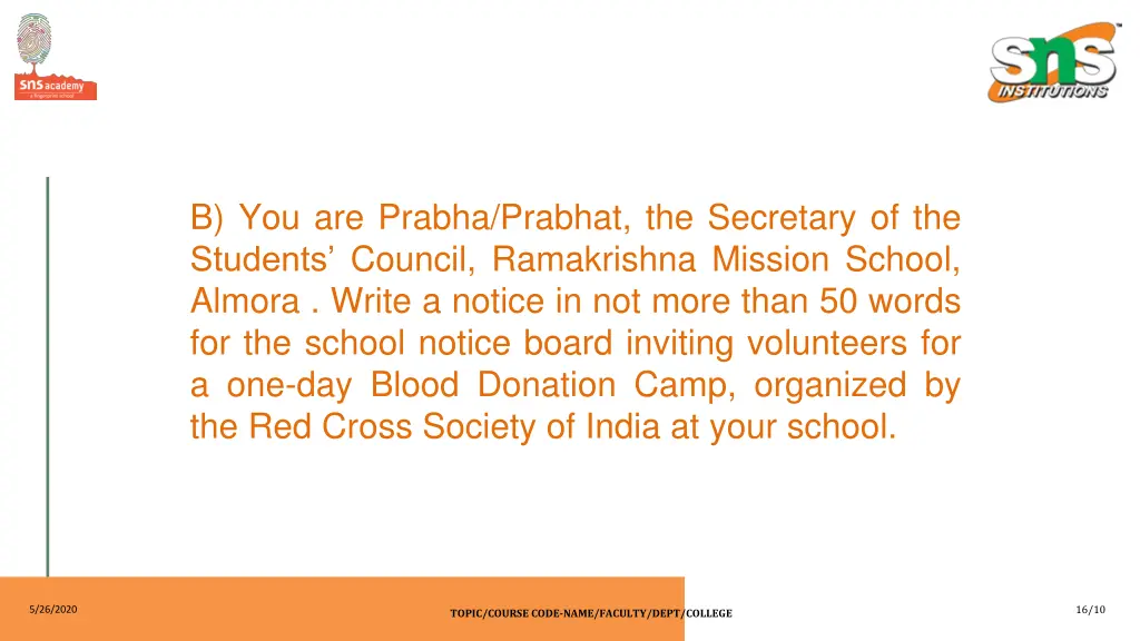 b you are prabha prabhat the secretary