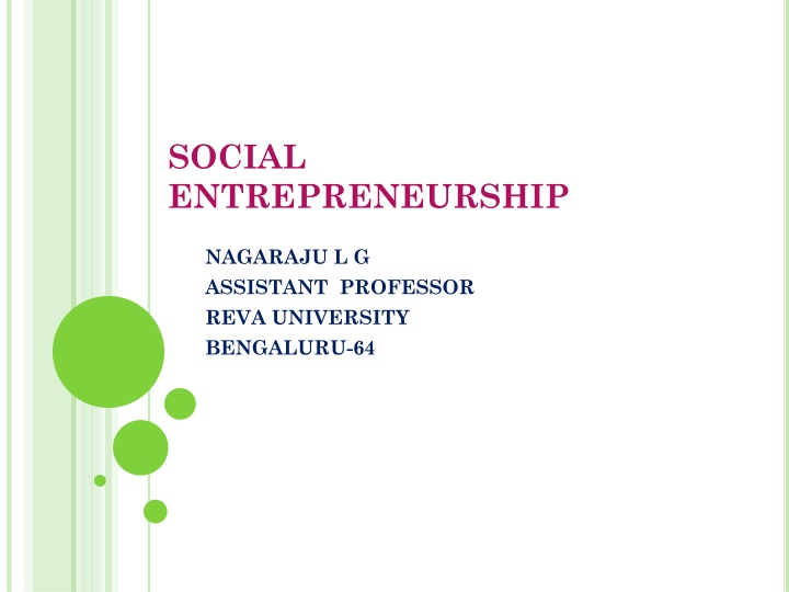 social entrepreneurship