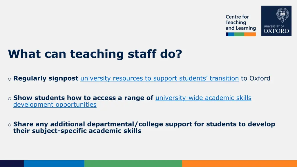 what can teaching staff do 2
