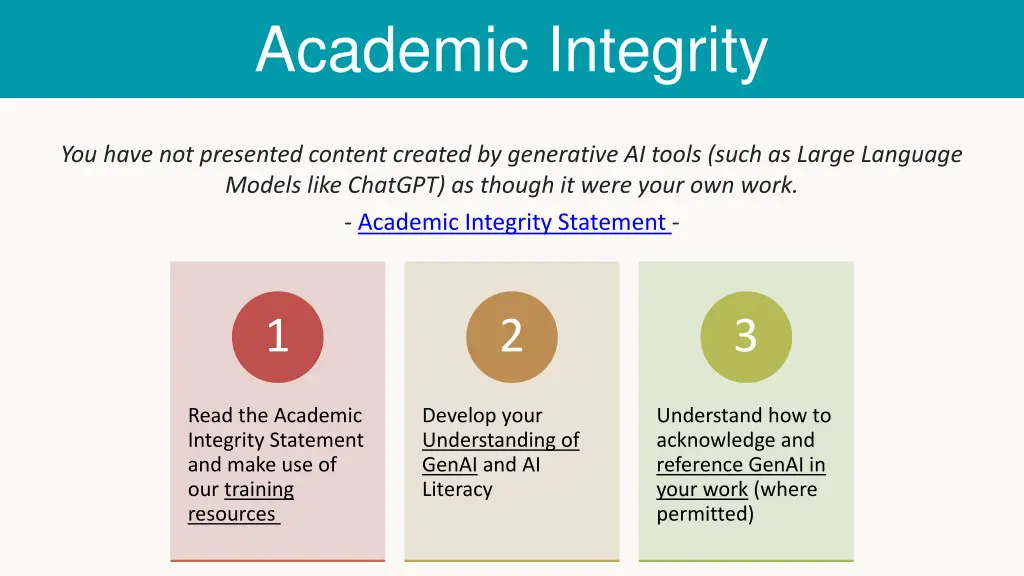 academic integrity