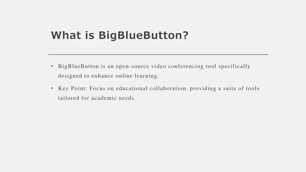 what is bigbluebutton