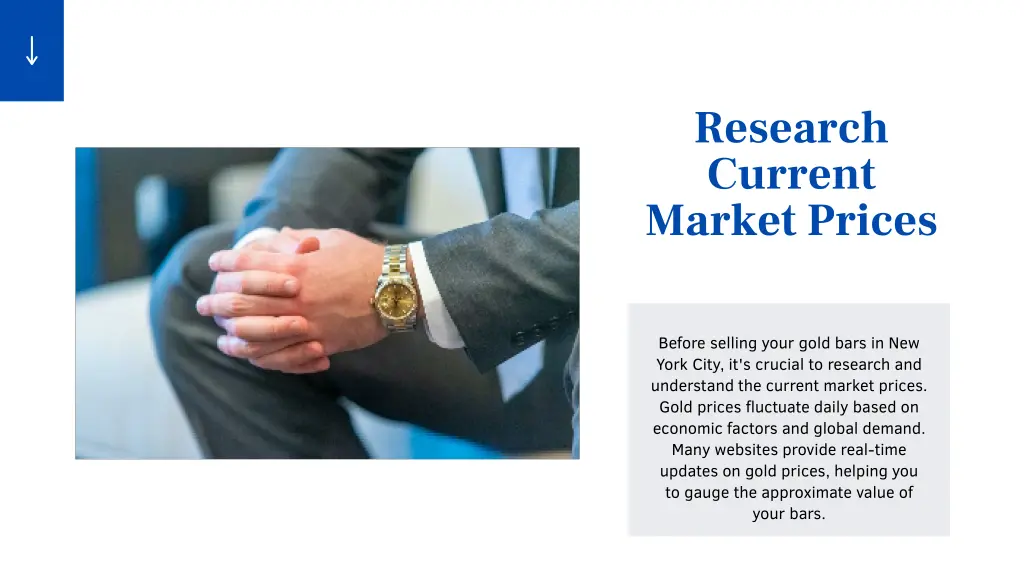 research current market prices