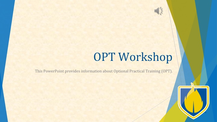 opt workshop