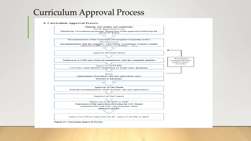 curriculum approval process