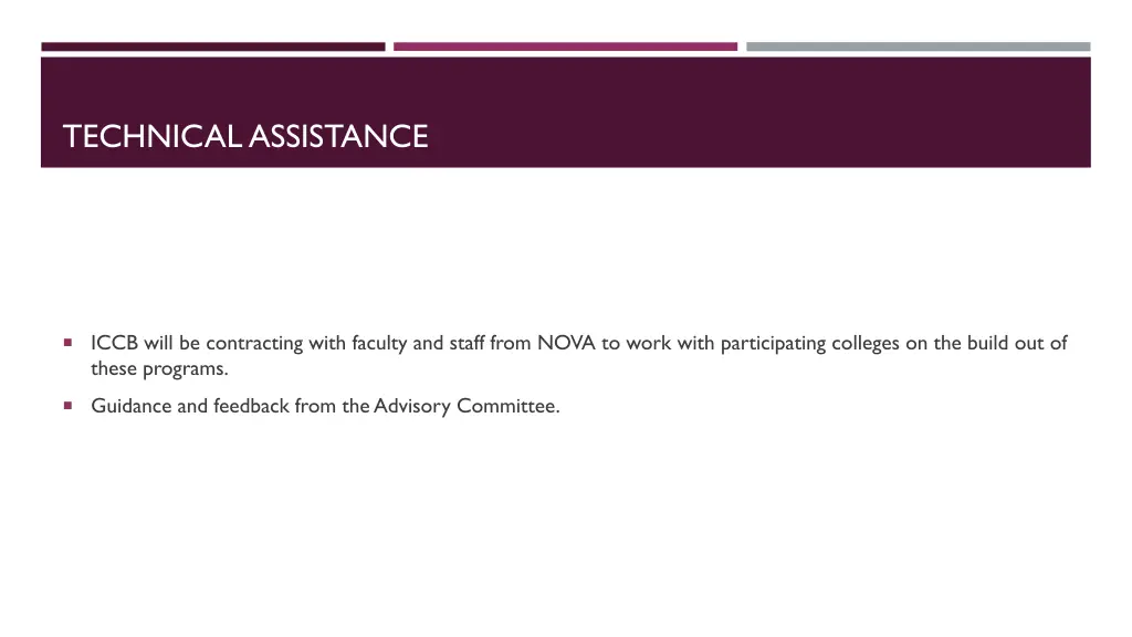 technical assistance