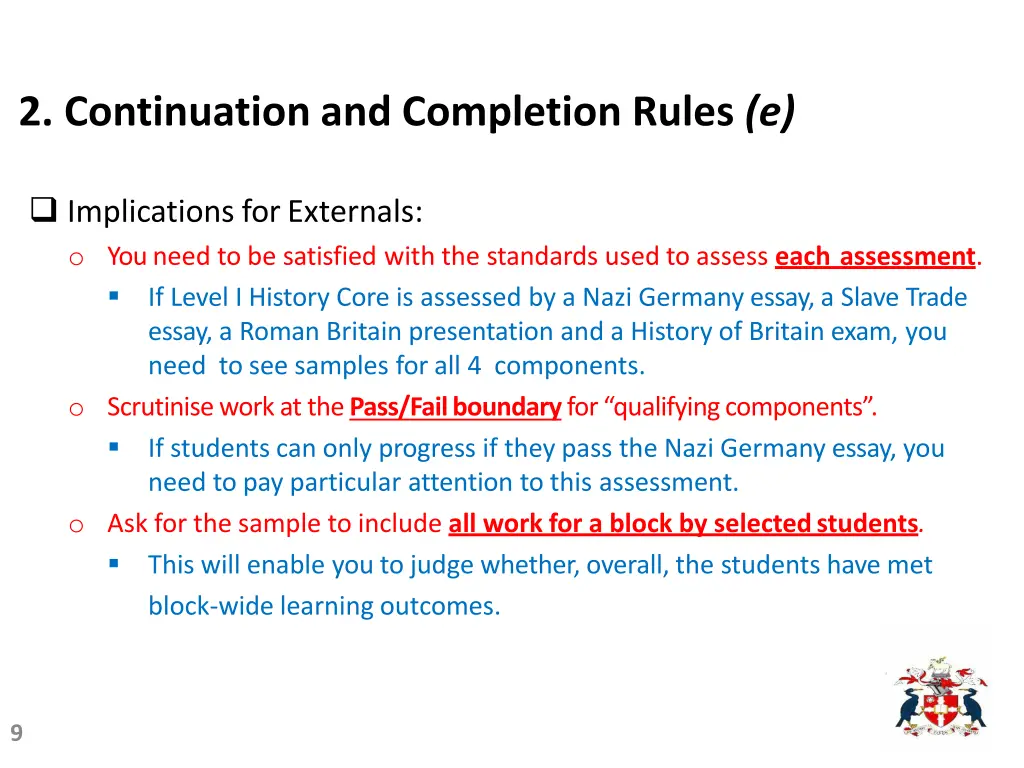 2 continuation and completion rules e