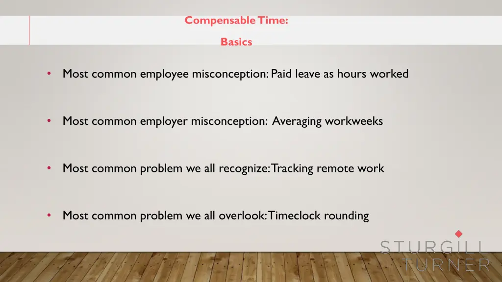 compensable time 1