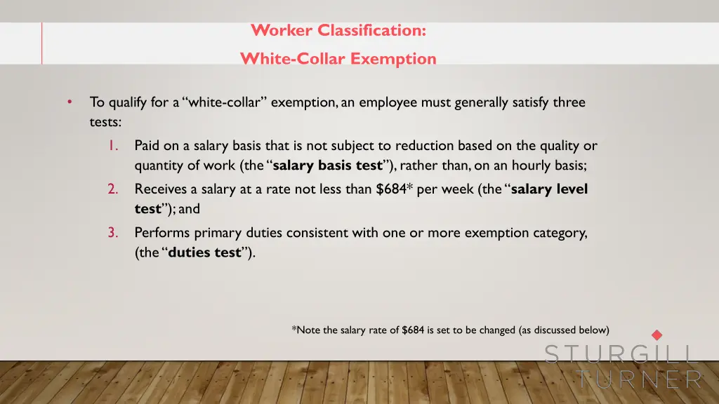 worker classification 12