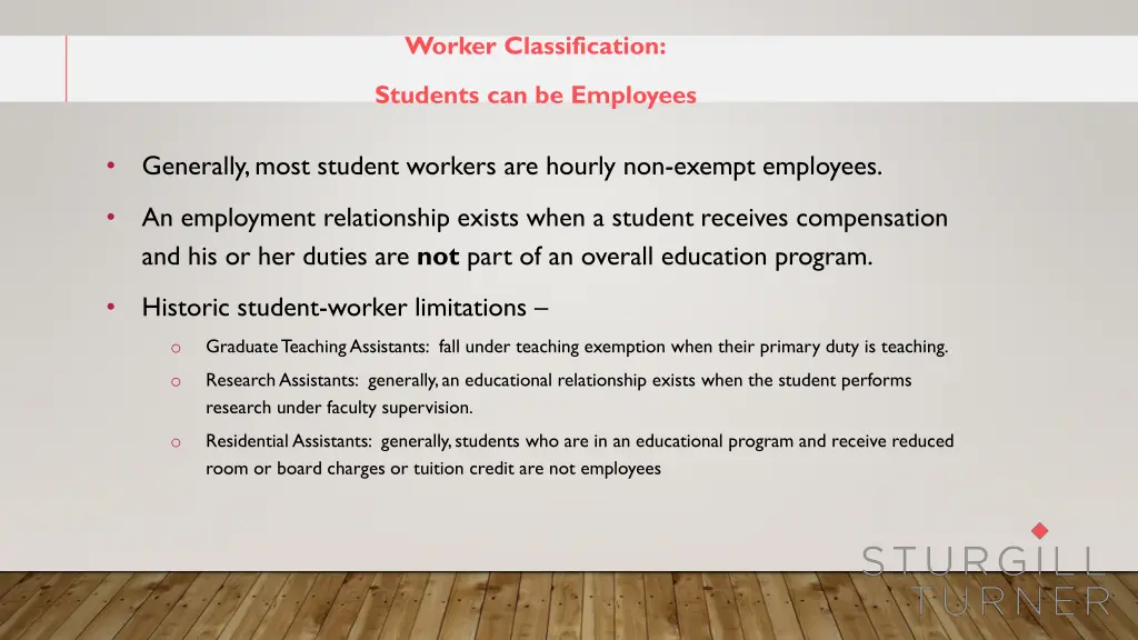 worker classification 7