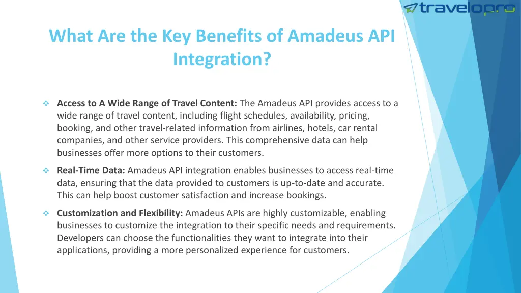 what are the key benefits of amadeus