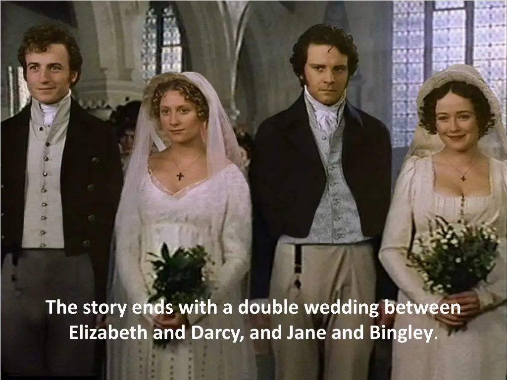 the story ends with a double wedding between