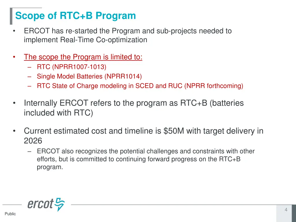 scope of rtc b program