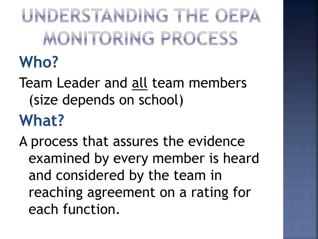 understanding the oepa monitoring process 1