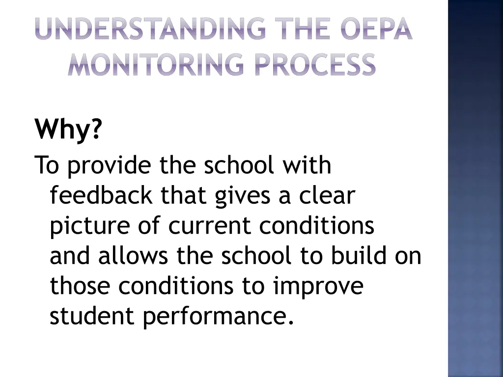 understanding the oepa monitoring process 3