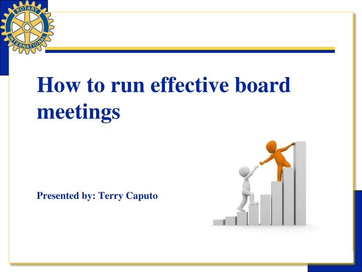 how to run effective board meetings