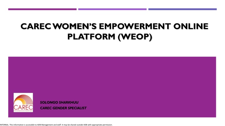 carec women s empowerment online platform weop