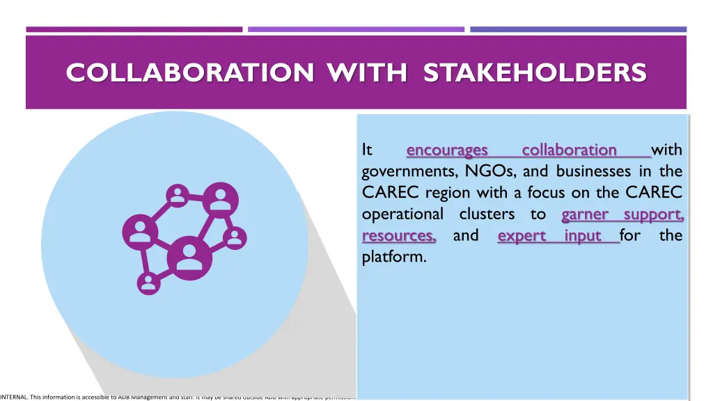 collaboration with stakeholders