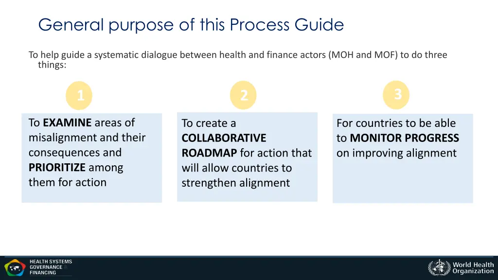 general purpose of this process guide