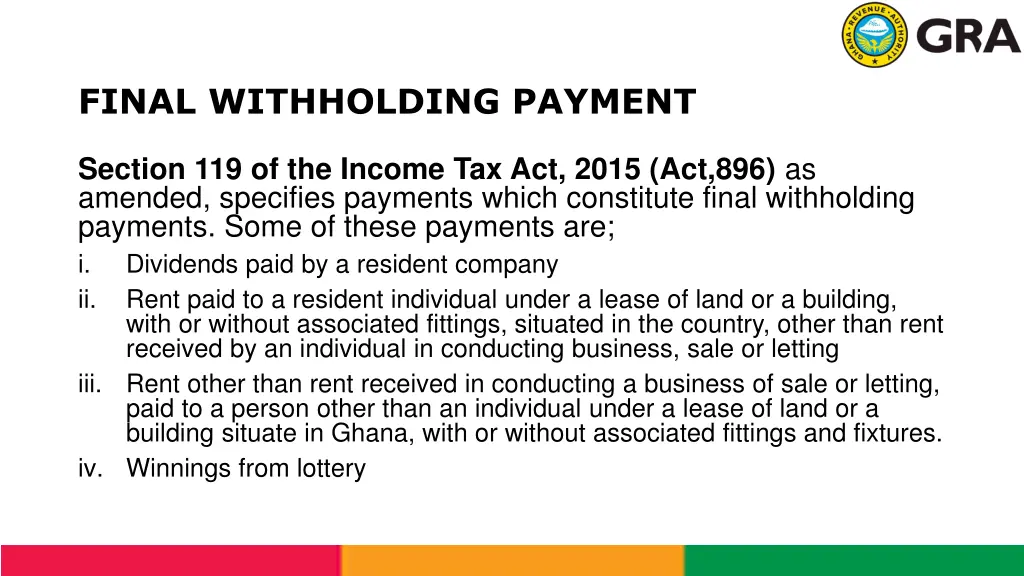 final withholding payment