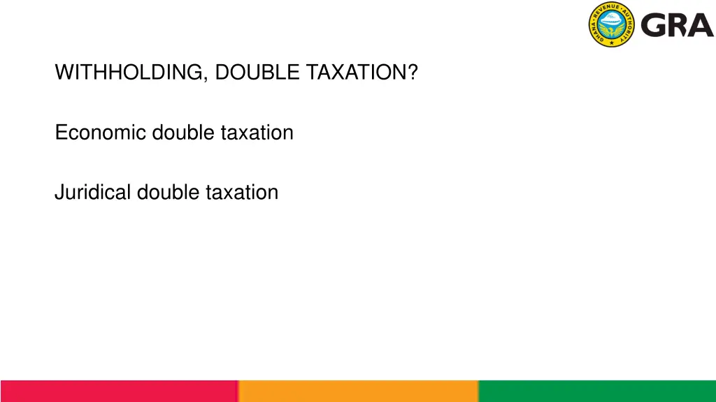 withholding double taxation