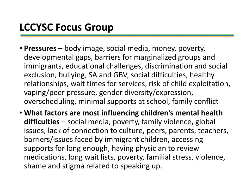 lccysc focus group