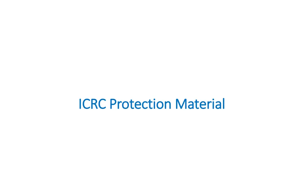 icrc protection material icrc protection material