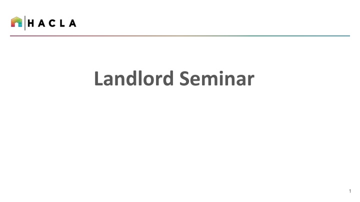 landlord seminar