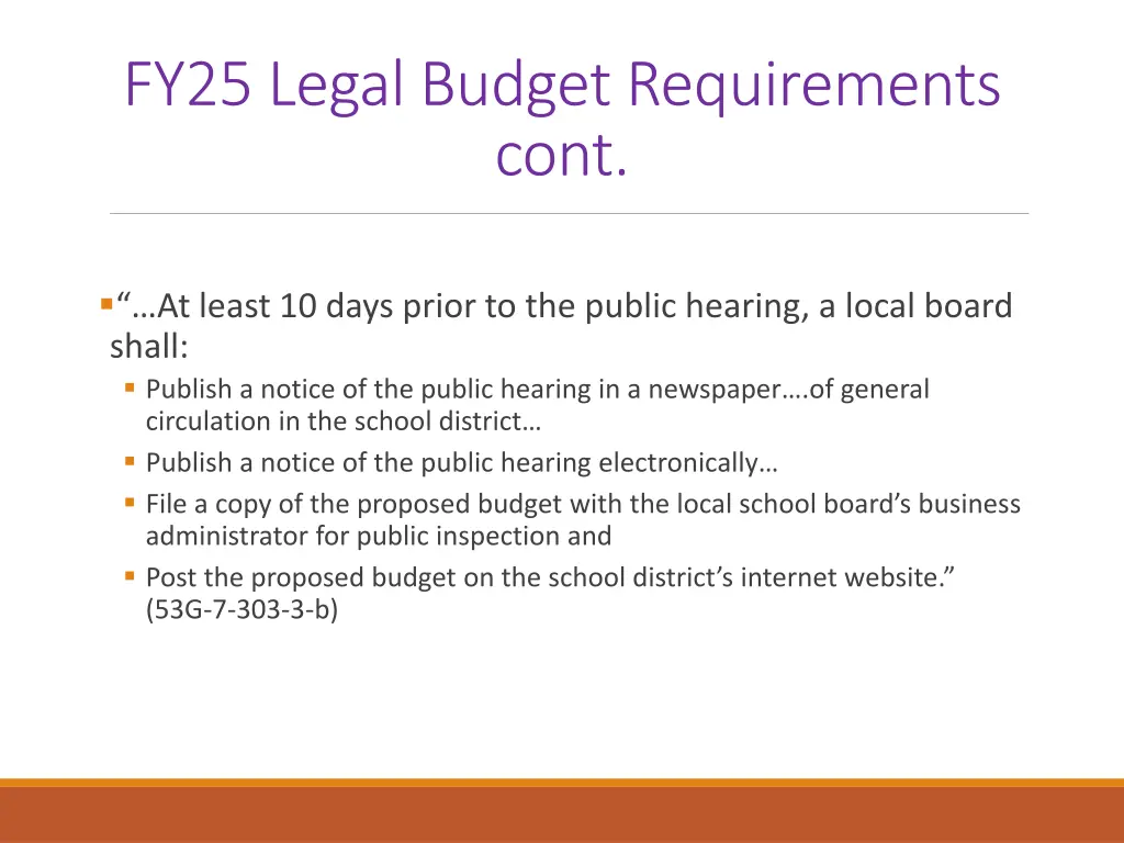 fy25 legal budget requirements cont