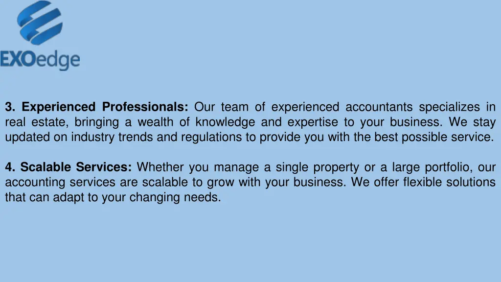 3 experienced professionals our team