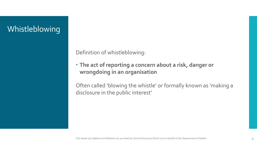 whistleblowing