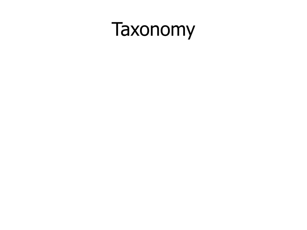 taxonomy