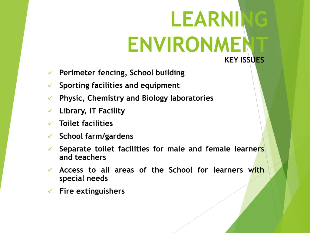 learning environment