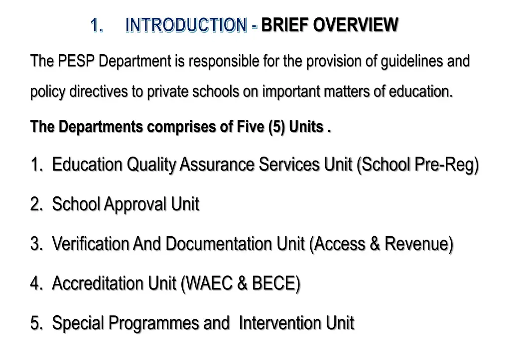 introduction brief overview