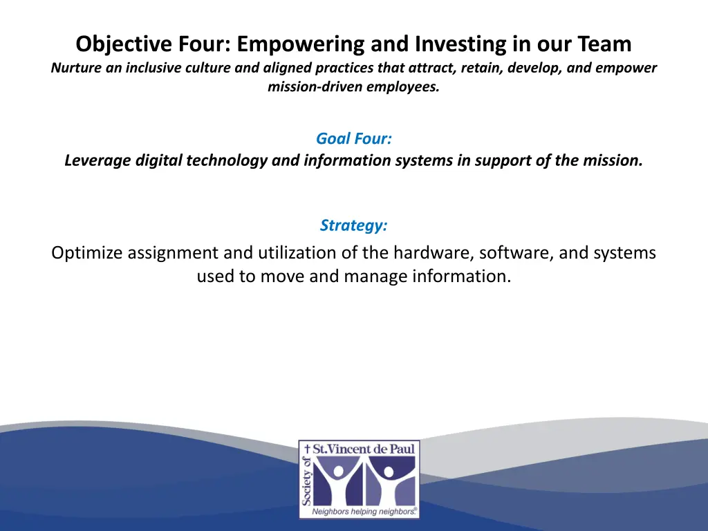 objective four empowering and investing 3