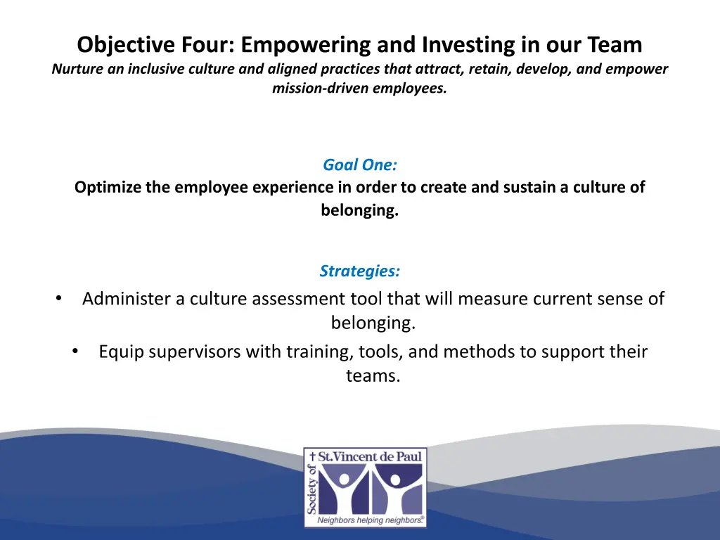 objective four empowering and investing