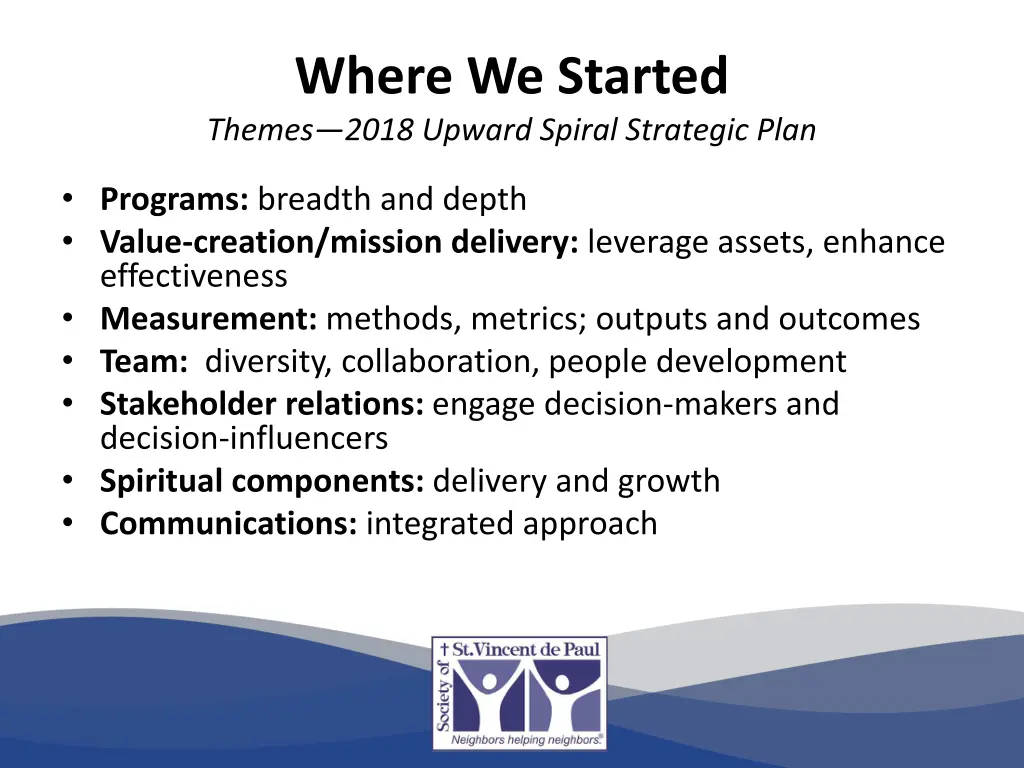 where we started themes 2018 upward spiral