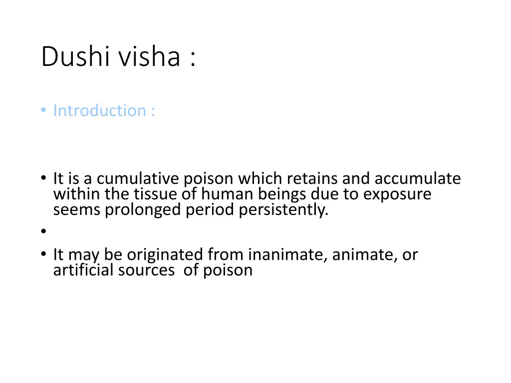 dushi visha