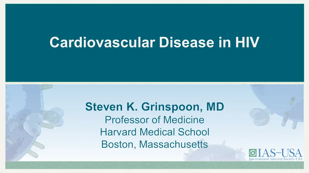 cardiovascular disease in hiv