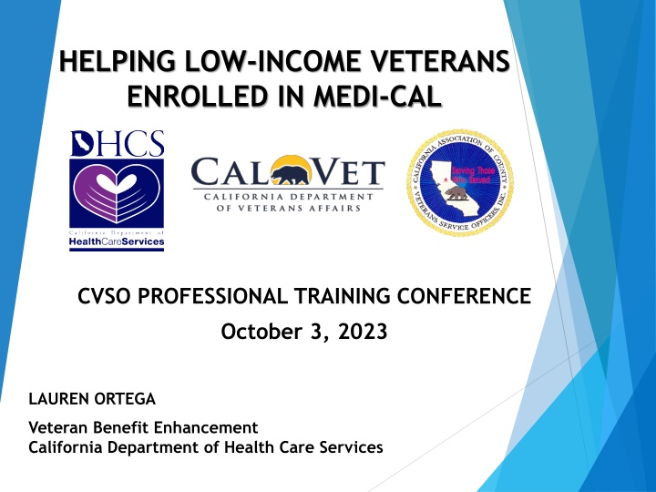 helping low income veterans enrolled in medi cal