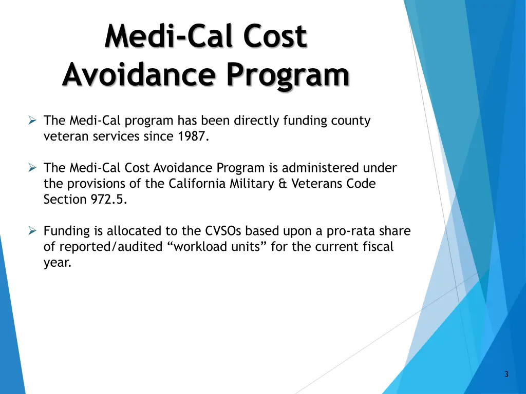 medi cal cost avoidance program