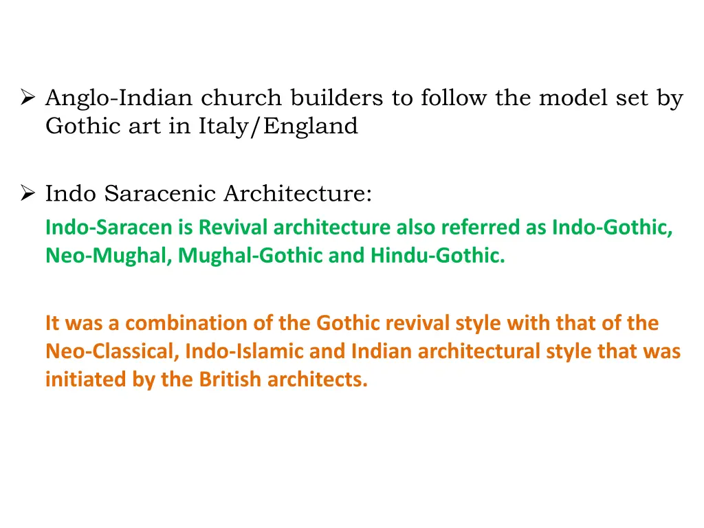 anglo indian church builders to follow the model