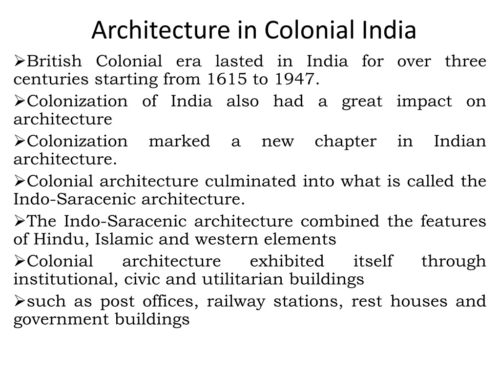 architecture in colonial india british colonial