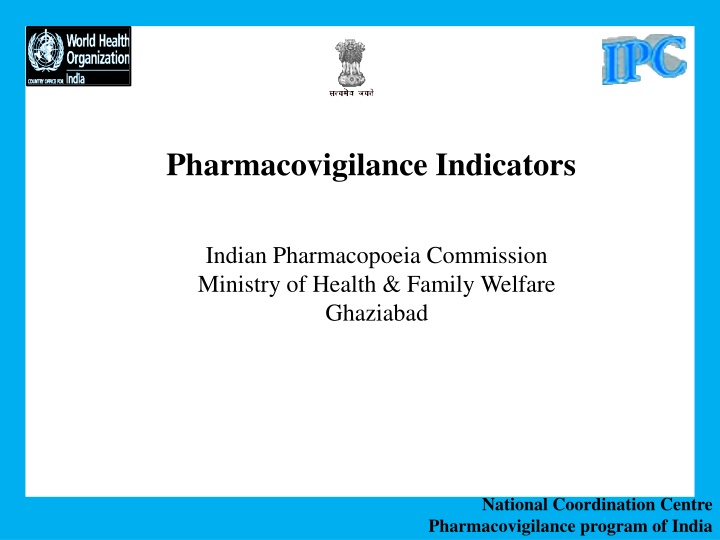 pharmacovigilance indicators