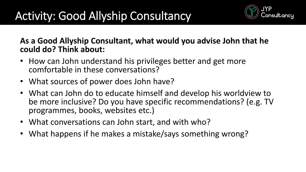 activity good allyship consultancy activity good 2